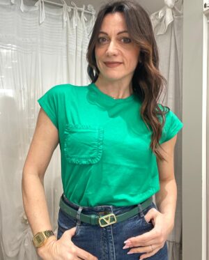 T-shirt donna Taschino verde