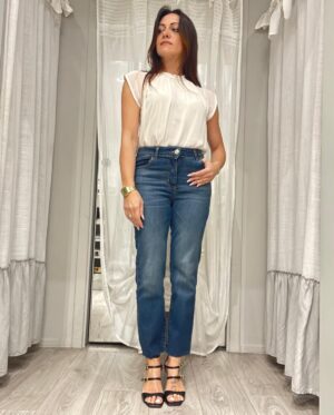 Jeans donna gioiello