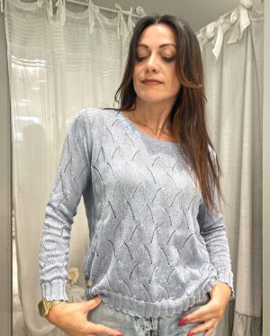 Maglia donna Luana cielo